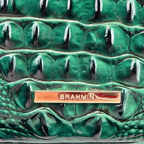 Brahmin Small Georgina in Emerald Green From The Melbourne Collection - Picture 3 of 12